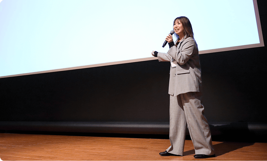 代表松岡のセミナーの様子